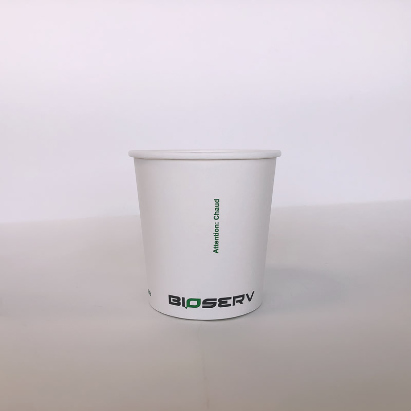 24oz. White Bioserv Soup Cup BPI